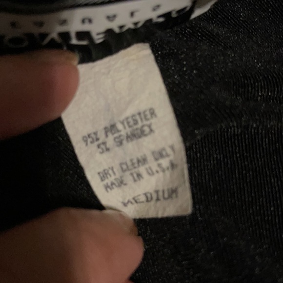 Black riding pants with leather patches medium - Picture 3 of 4